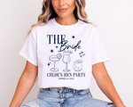 Load image into Gallery viewer, Personalised Hen Party Tshirts Bridal Party Shirts (Blue)