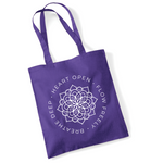 Load image into Gallery viewer, Yoga Mantra Lightweight Cotton Tote Bag