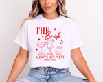 Load image into Gallery viewer, Personalised Hen Party Tshirts Bridal Party Shirts (Light Pink)