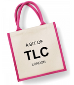 Load image into Gallery viewer, A Bit of TLC Jute Shopper Bag
