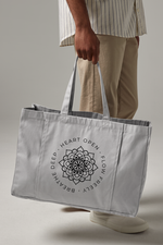 Load image into Gallery viewer, Organic Yoga Mantra Bag, Yoga Mat Bag, Pilates Bag,
