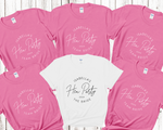 Load image into Gallery viewer, Personalised Bride Team Bride Hen Party T-Shirts A5