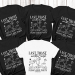 Load image into Gallery viewer, Last Toast On The Coast Hen Party T-Shirt (Black)