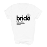 Load image into Gallery viewer, Bride or Die Hen Party T Shirts Personalised Bachelorette Bride & Hens Tees