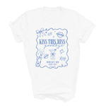 Load image into Gallery viewer, Kiss The Miss Goodbye Hen Party T-Shirt (Blue)