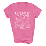 Load image into Gallery viewer, Last Toast On The Coast Hen Party T-Shirt (Azalea Pink)