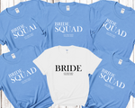 Load image into Gallery viewer, Personalised Hen Party T shirts BRIDE SQUAD 8
