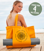 Load image into Gallery viewer, Organic Yoga Mantra Bag, Yoga Mat Bag, Pilates Bag,