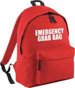 Load image into Gallery viewer, Emergency Grab Bag Red Backpack School Evacuation Workplace Safety Bag
