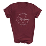 Load image into Gallery viewer, First Christmas As Grandad 2026 Adult T-Shirt