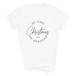 Load image into Gallery viewer, First Christmas As Grandad 2026 Adult T-Shirt