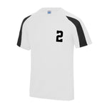 Load image into Gallery viewer, Adults Personalised Sport Football T-Shirt Contrast
