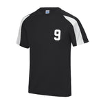 Load image into Gallery viewer, Adults Personalised Sport Football T-Shirt Contrast