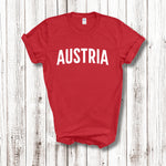 Load image into Gallery viewer, Austria Adult Tshirt Country Sport Fancy Dress