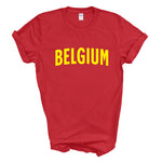 Load image into Gallery viewer, Belgium Adult Tshirt Country Sport Fancy Dress