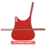 Load image into Gallery viewer, Nervous Dog Hi Vis Dog Vest – red vest, text printed in white