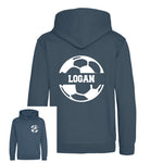 Load image into Gallery viewer, a hoodie with a soccer ball on it