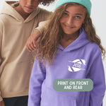 Load image into Gallery viewer, Personalised American Football Kids Hoodie - Custom Name Front & Back