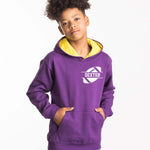 Load image into Gallery viewer, Personalised American Football Kids Two Tone Hoodie Custom Name Front & Back