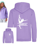 Load image into Gallery viewer, Personalised Gymnast Dance Kids Hoodie - Custom Name Front & Back
