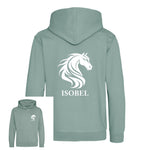 Load image into Gallery viewer, Kids Personalised Horse Hoodie – Custom Name Hoody For Young Rider