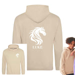 Load image into Gallery viewer, Kids Personalised Horse Hoodie – Custom Name Hoody For Young Rider