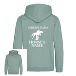 Load image into Gallery viewer, Kids Personalised Horse Hoodie – Custom Name Hoody For Young Rider
