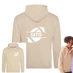 Load image into Gallery viewer, Personalised American Football Kids Hoodie - Custom Name Front & Back