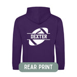 Load image into Gallery viewer, Personalised American Football Kids Two Tone Hoodie Custom Name Front & Back