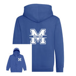 Load image into Gallery viewer, Kids Personalised Zip Up Hoodie with Name & Initial