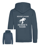 Load image into Gallery viewer, Kids Personalised Horse Hoodie – Custom Name Hoody For Young Rider