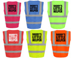 Load image into Gallery viewer, Daddy’s Little Helper Kids Hi Viz Vest – range of colours