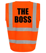 Load image into Gallery viewer, The Boss Kids Hi Viz Vest – orange