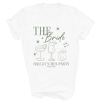 Load image into Gallery viewer, Personalised Hen Party Tshirts Bridal Party Shirts (Sage)