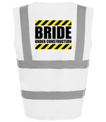 Load image into Gallery viewer, Hen Party Hi Viz Vests Hen Do Fancy Dress Builder Bride Construction Theme