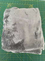 Load image into Gallery viewer, Personalised Dog Blanket with Name & Paw | Embroidered Fleece β Grey or Camel