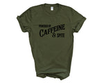 Load image into Gallery viewer, Powered By Caffeine & Spite Adult Unisex T-Shirt