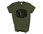 Load image into Gallery viewer, Obviously I'm The Favourite T-Shirt Adult Novelty Tshirt