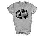 Load image into Gallery viewer, Obviously I'm The Favourite T-Shirt Adult Novelty Tshirt