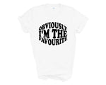 Load image into Gallery viewer, Obviously I'm The Favourite T-Shirt Adult Novelty Tshirt