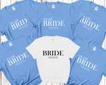 Load image into Gallery viewer, Personalised Bride Team Bride Hen Party T-Shirts D11