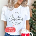 Load image into Gallery viewer, First Christmas As A Mrs 2026 Unisex T-Shirt