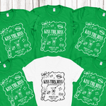 Load image into Gallery viewer, Kiss The Miss Goodbye Hen Party T-Shirt (Irish Green)