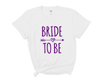 Load image into Gallery viewer, Team Bride Bride Hen Party T-shirts (Purple)