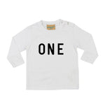 Load image into Gallery viewer, ONE 1st Birthday Kids LONG SLEEVE T-shirt