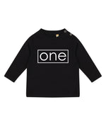 Load image into Gallery viewer, ONE 1st Birthday Kids LONG SLEEVE T-shirt DES2
