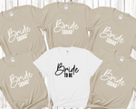 Load image into Gallery viewer, Bride Squad Bride Hen Party T-shirts D2