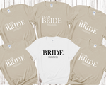 Load image into Gallery viewer, Personalised Bride Team Bride Hen Party T-Shirts D10