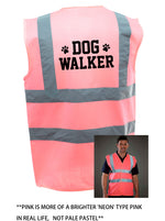 Load image into Gallery viewer, Dog Walker Enhanced Visibility Vest DES2