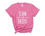 Load image into Gallery viewer, Team Bride Bride Hen Party T-shirts (Pink)